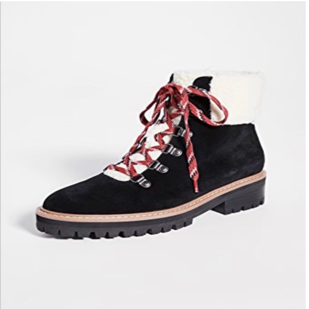 VILLA ROUGE Miloh Hiking Boots In Black
Size 6
